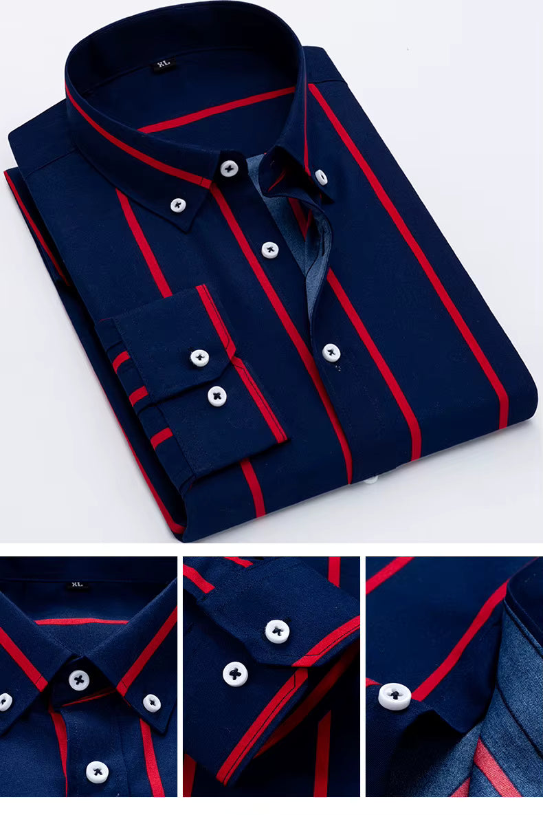 Men's Casual Printed Full Sleeve Shirt - Multicolor | FSS-12