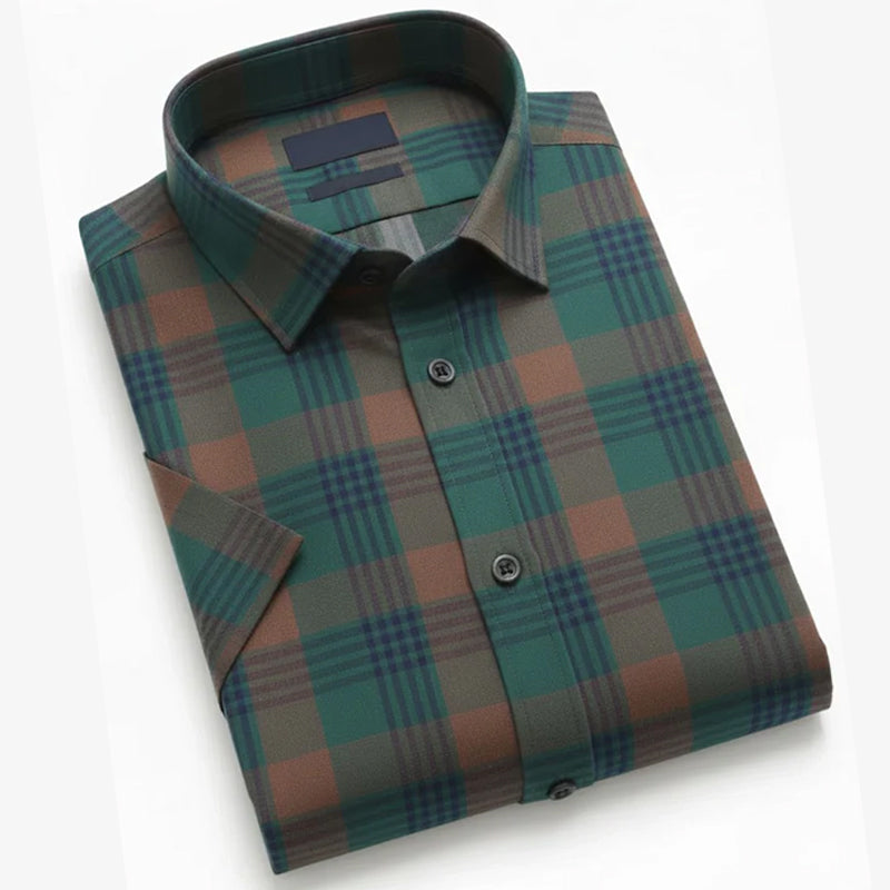 Men's Casual Printed Half Sleeve Shirt - Multicolor | HSS-12