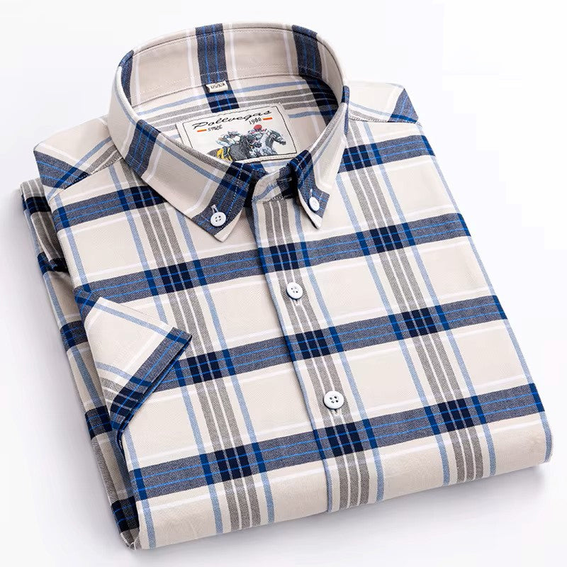 Men's Casual Printed Half Sleeve Shirt - Multicolor | HSS-10