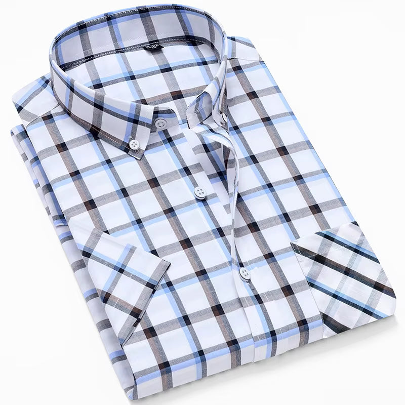 Men's Casual Printed Half Sleeve Shirt - Multicolor | HSS-20