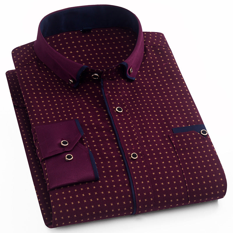 Men's Casual Printed Full Sleeve Shirt - Multicolor | FSS-6