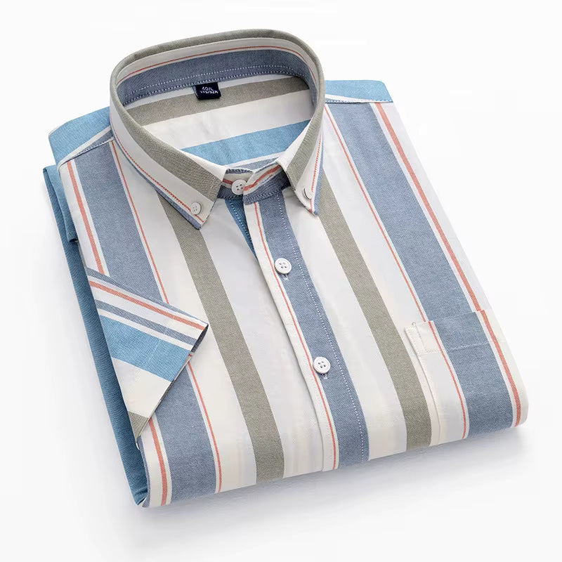 Men's Casual Printed Half Sleeve Shirt - Multicolor | HSS-28