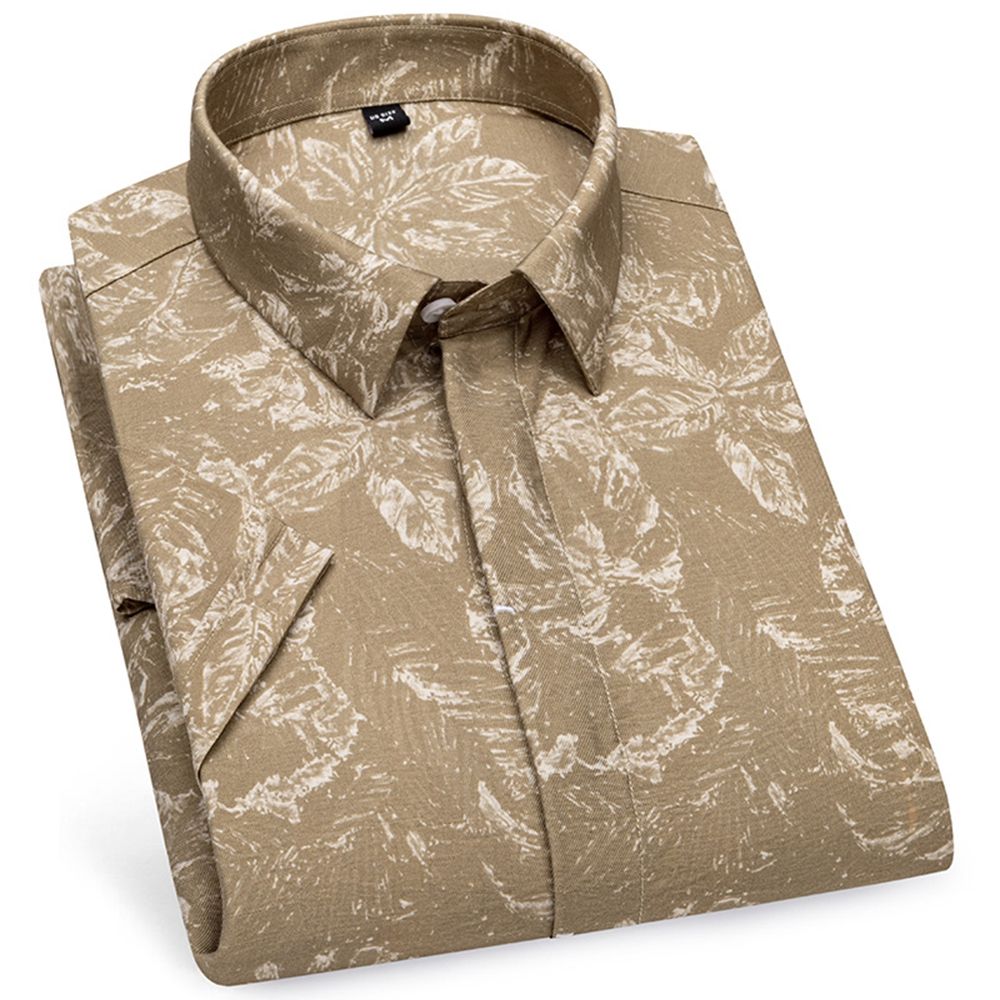 Men's Casual Printed Half Sleeve Shirt - Multicolor | HSS-38