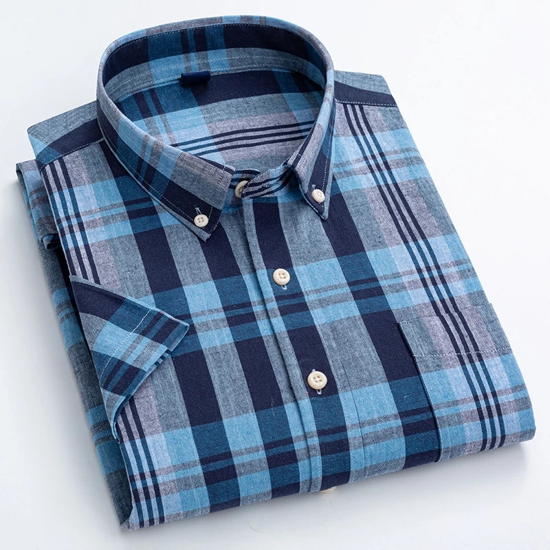 Men's Casual Printed Half Sleeve Shirt - Multicolor | HSS-39