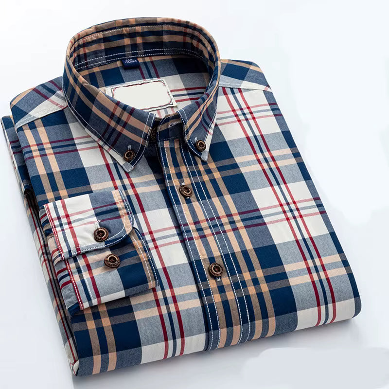 Men's Casual Printed Full Sleeve Shirt - Multicolor | FSS-33