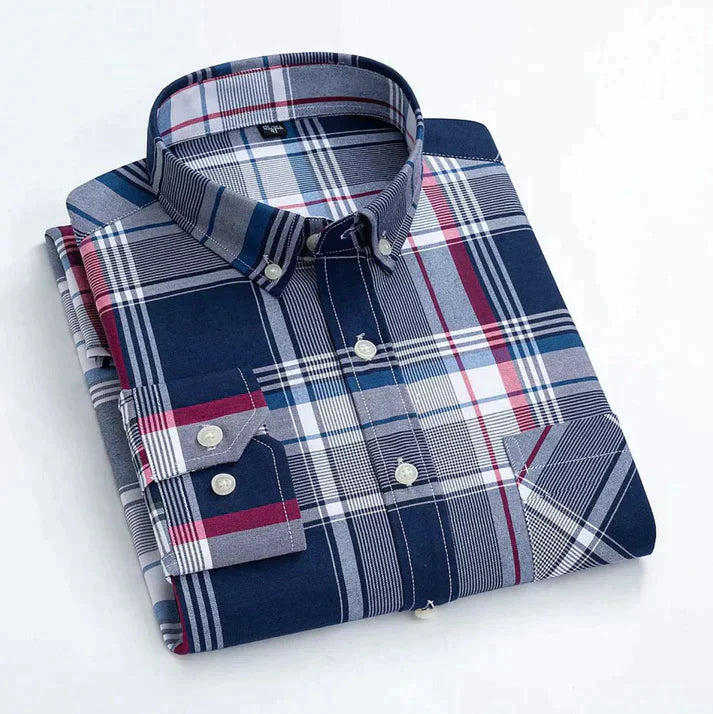 Men's Casual Printed Full Sleeve Shirt - Multicolor | FSS-17