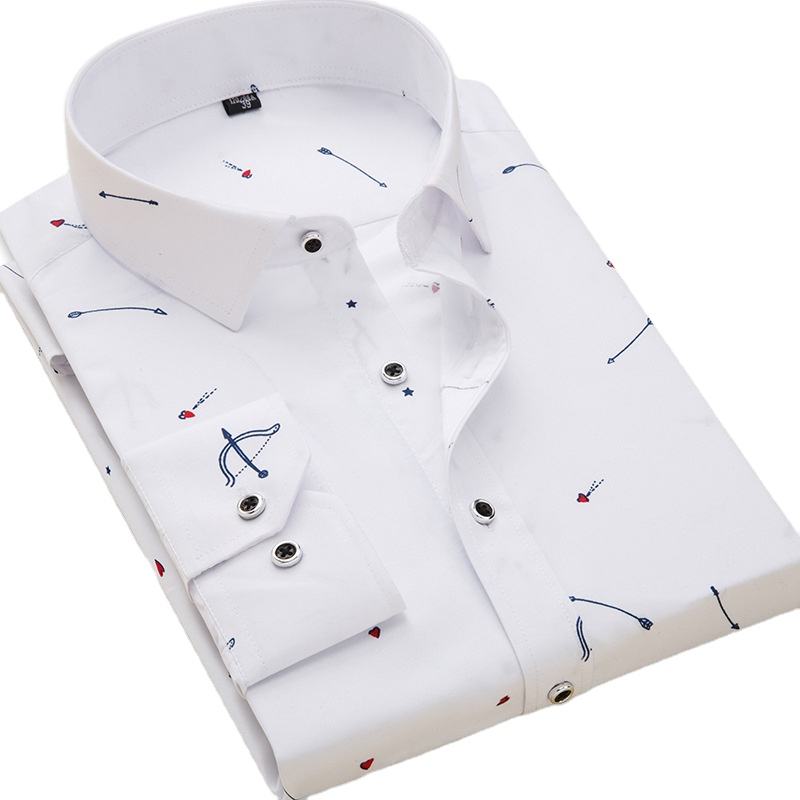 Men's Casual Printed Full Sleeve Shirt - Multicolor | FSS-43