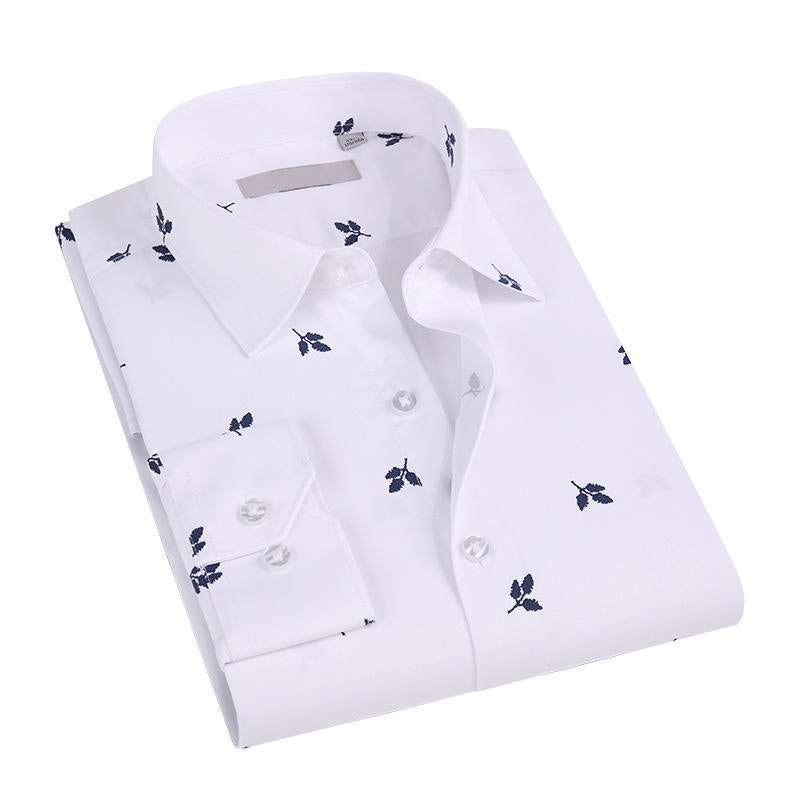 Men's Casual Printed Full Sleeve Shirt - Multicolor | FSS-36