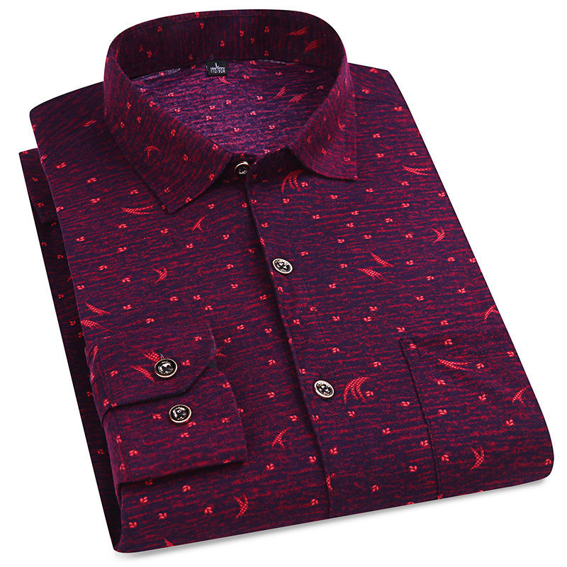 Men's Casual Printed Full Sleeve Shirt - Multicolor | FSS-62