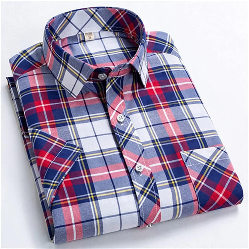 Men's Casual Printed Half Sleeve Shirt - Multicolor | HSS-4