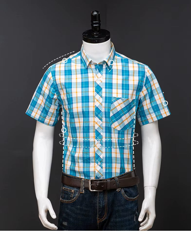 Men's Casual Printed Half Sleeve Shirt - Multicolor | HSS-5