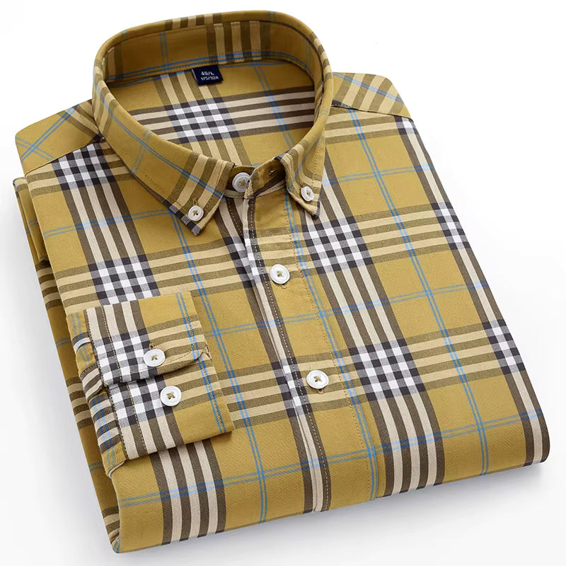 Men's Casual Printed Full Sleeve Shirt - Multicolor | FSS-34