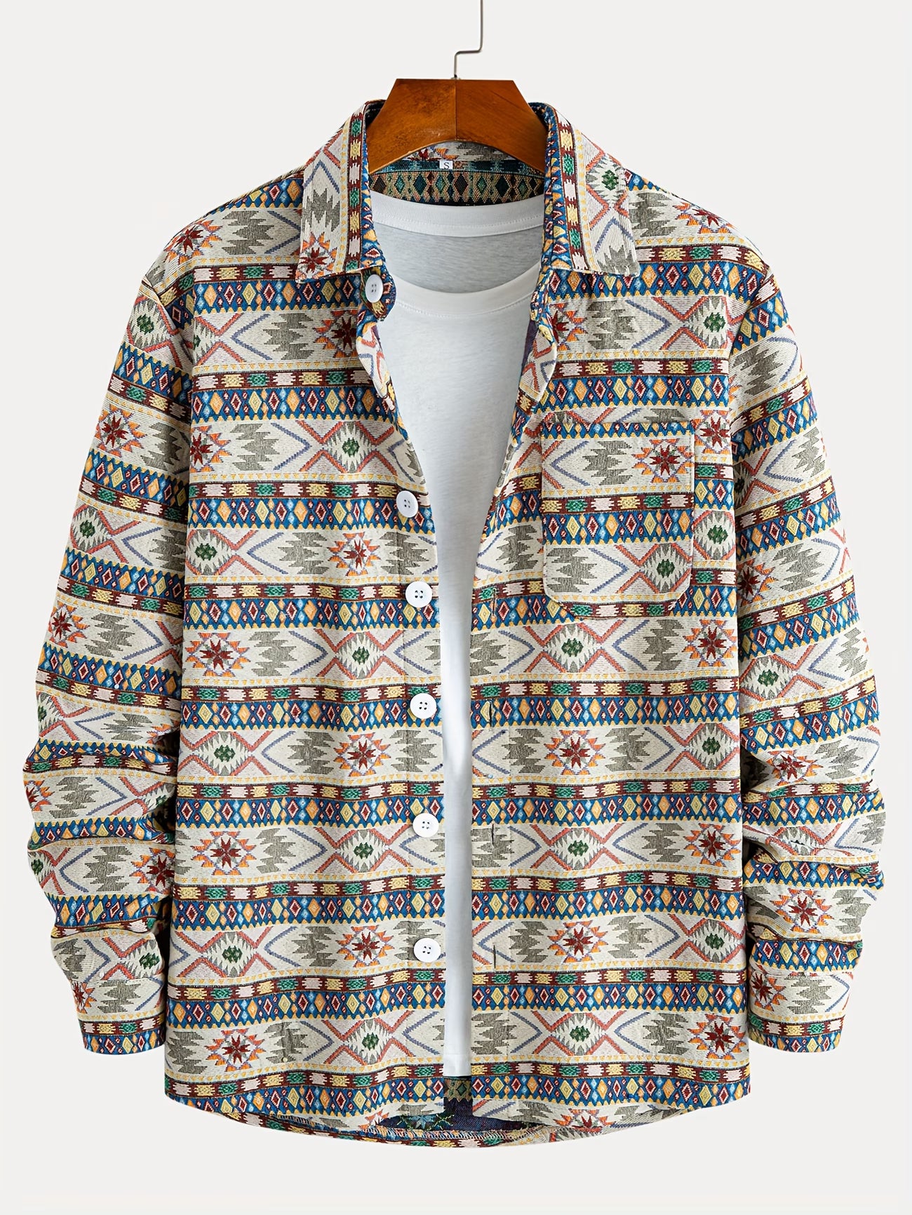 Men's Casual Full Sleeve Shirt - Multicolor | HFS-14