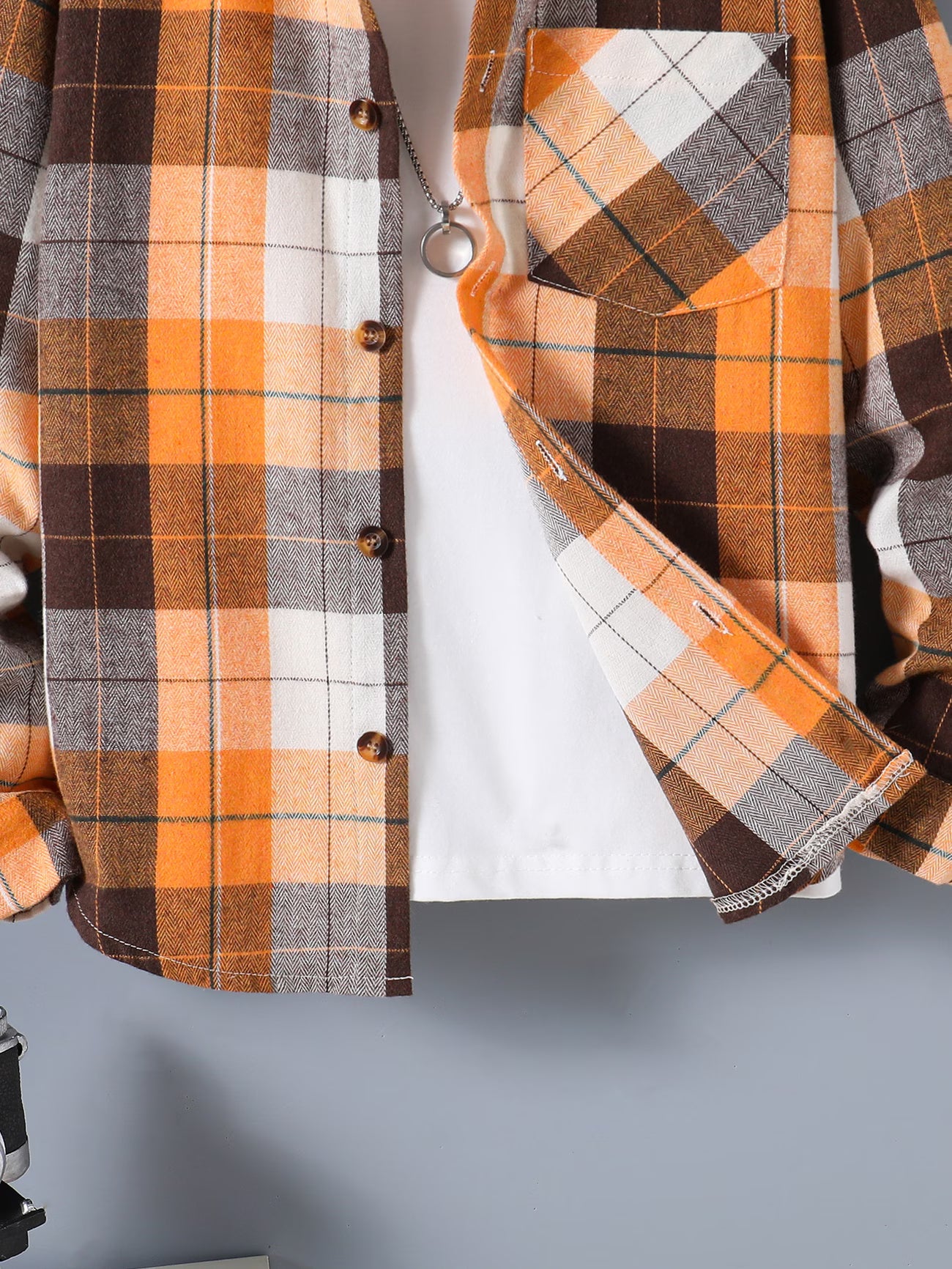 Men's Casual Full Sleeve Shirt - Multicolor | HFS-12