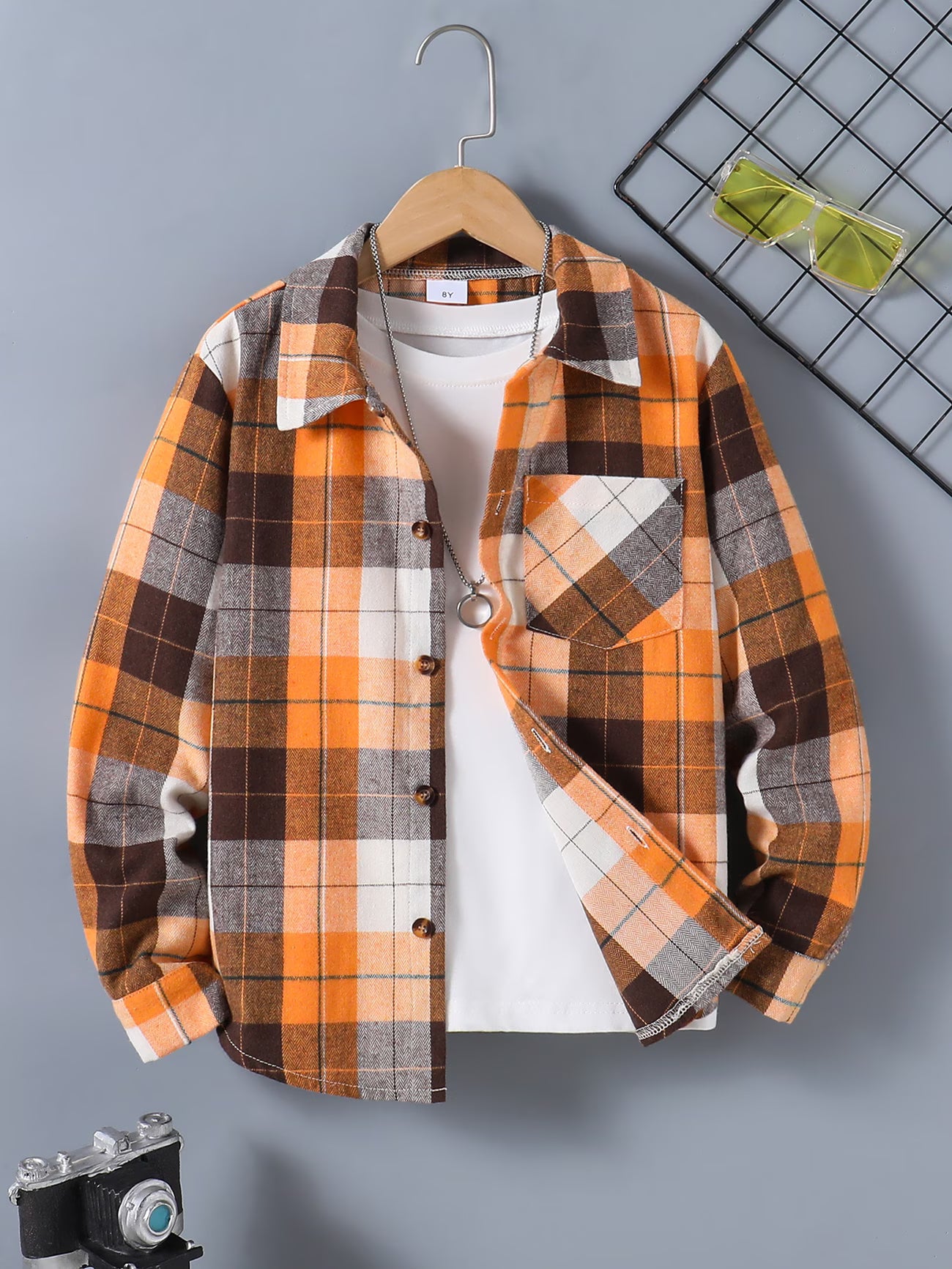 Men's Casual Full Sleeve Shirt - Multicolor | HFS-12